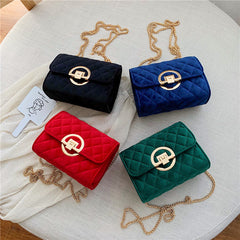 Velvet Mini Crossbody Bags D'Journè Fashion
