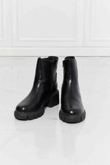 What It Takes Lug Sole Chelsea Boots in Black