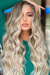 Full Machine Made Long Wave Wigs 26'' D'Journè Fashion