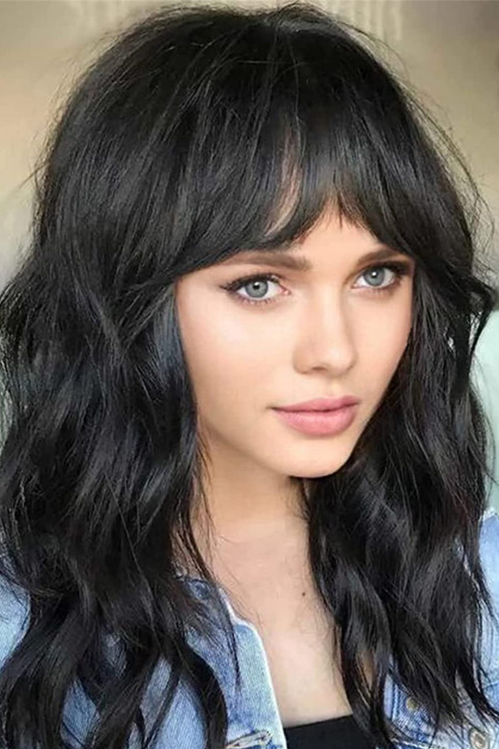 Mid-Length Wave Synthetic Wigs 12'' D'Journè Fashion