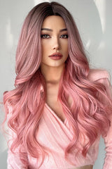 Fashion Wave Synthetic Long Wigs in Pink 26'' D'Journè Fashion