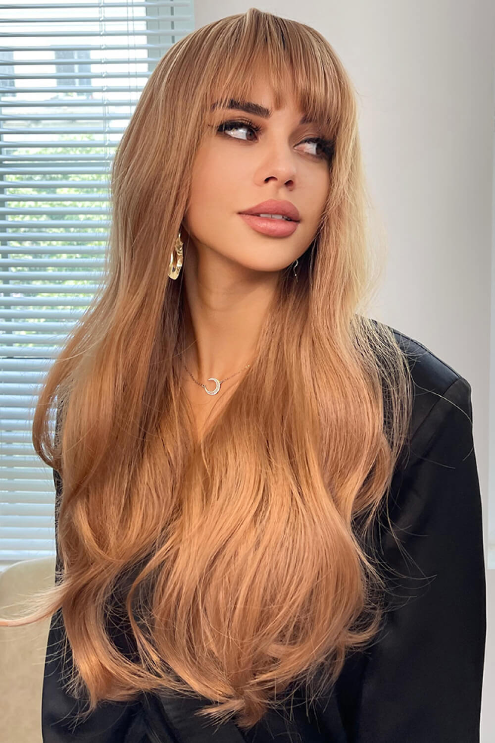 Natural Wave Full Machine Synthetic Wigs 26" D'Journè Fashion