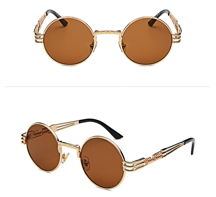 Retro Gothic Steampunk Mirror Sunglasses D'Journè Fashion