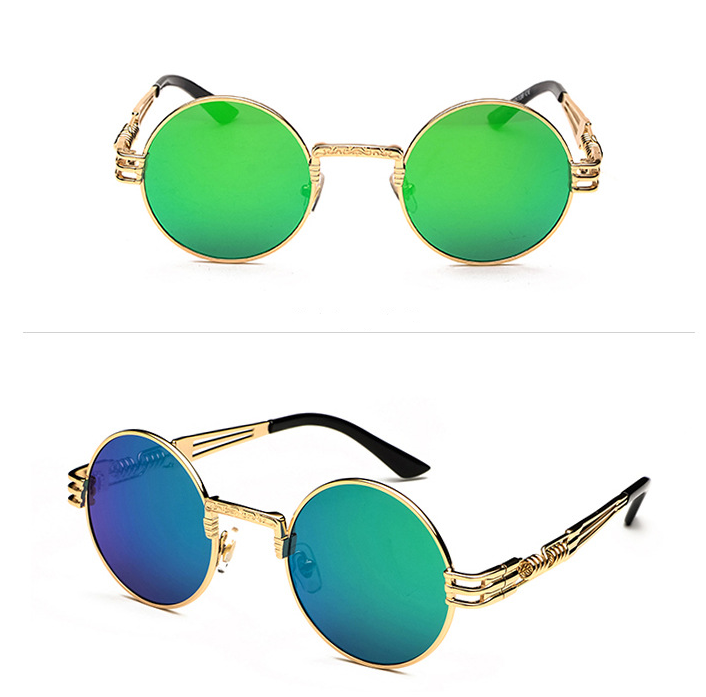 Retro Gothic Steampunk Mirror Sunglasses D'Journè Fashion