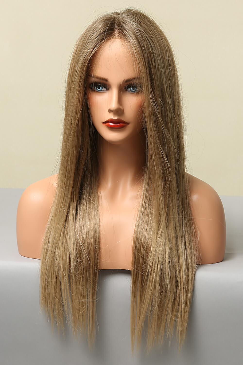 13*2" Long Straight Lace Front Synthetic Wigs 26" Long 150% Density D'Journè Fashion