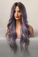 Elegant Wave Full Machine Synthetic Wigs in Purple 26'' D'Journè Fashion