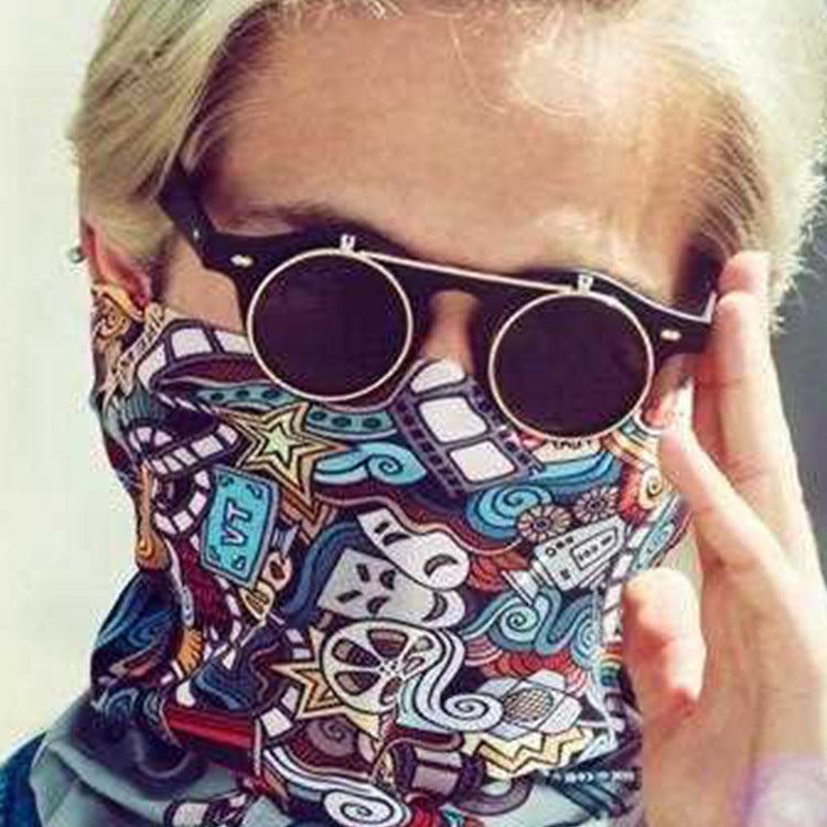 Round Steampunk Flip Cover Sunglasses D'Journè Fashion