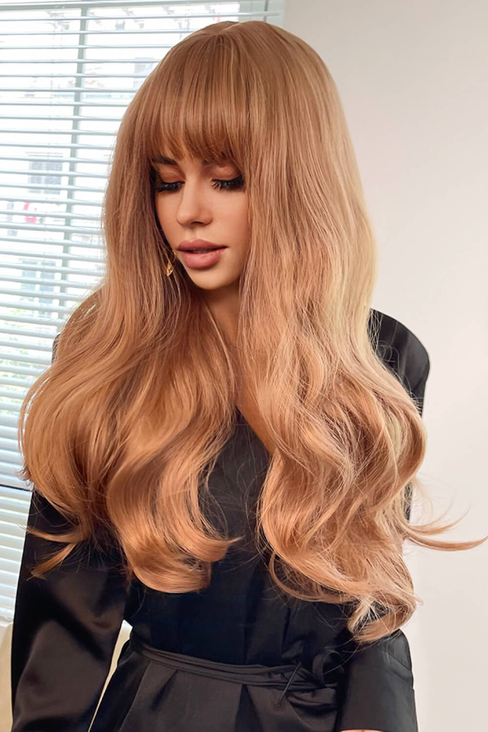 Natural Wave Full Machine Synthetic Wigs 26" D'Journè Fashion