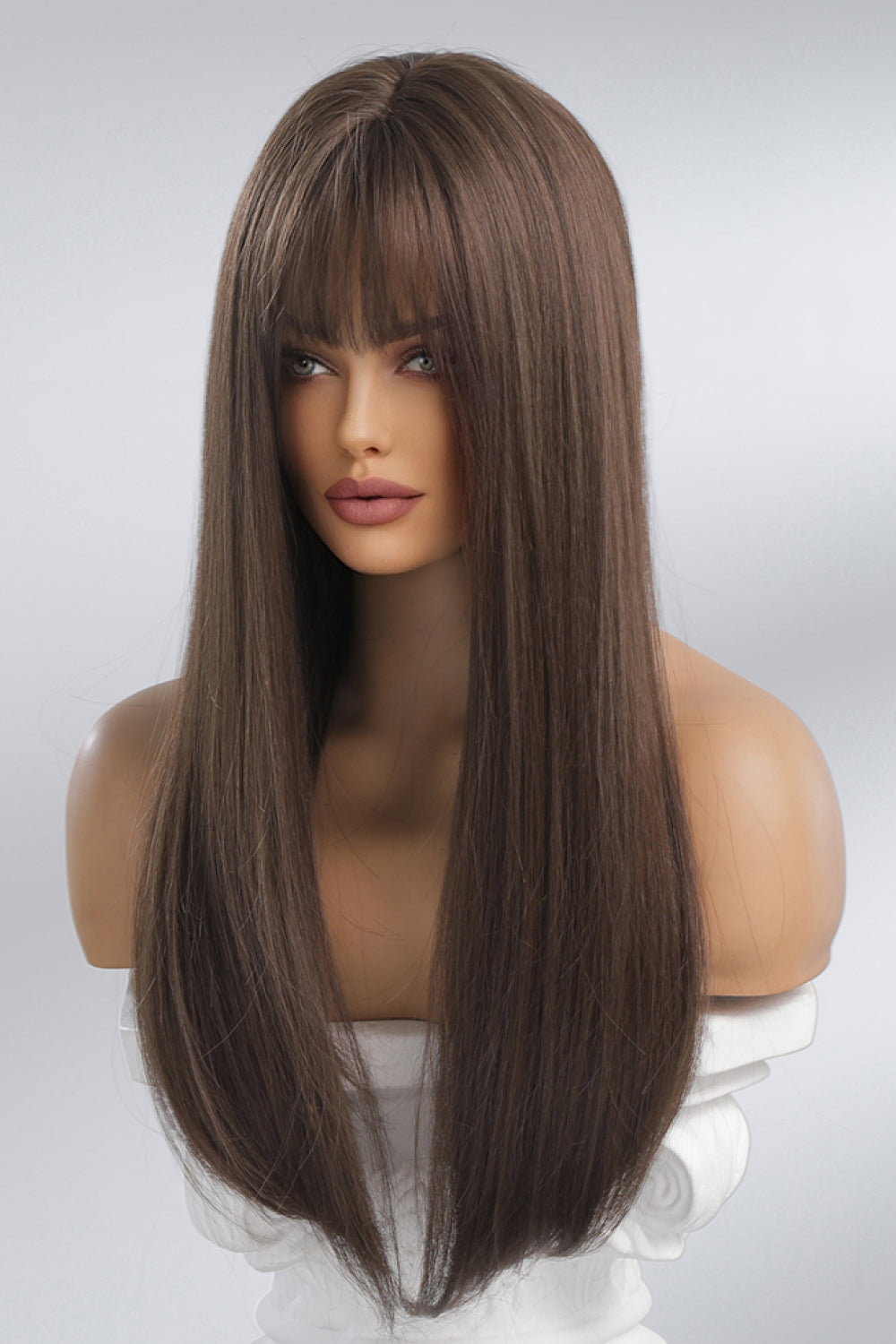 Full Machine Long Straight Synthetic Wigs 26'' D'Journè Fashion