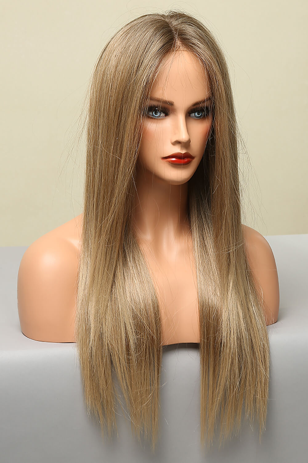 13*2" Long Straight Lace Front Synthetic Wigs 26" Long 150% Density D'Journè Fashion