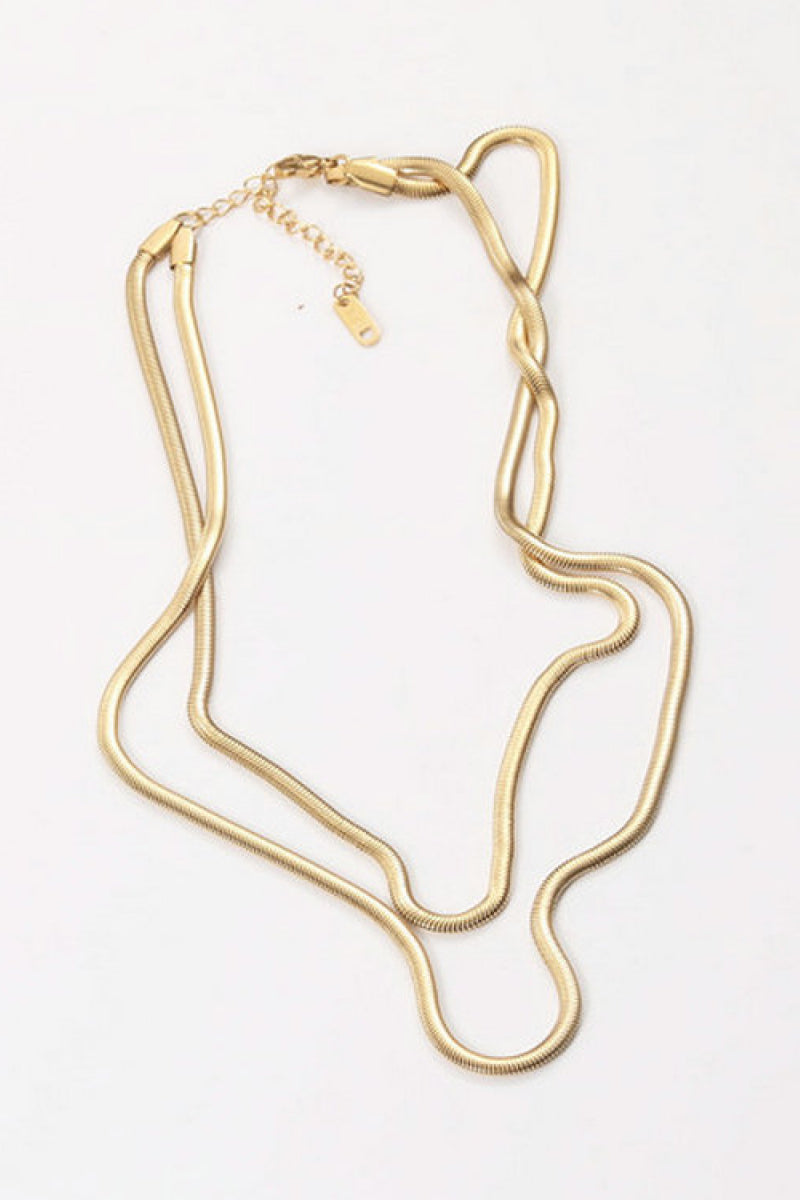 Gold Plated Necklace D'Journè Fashion