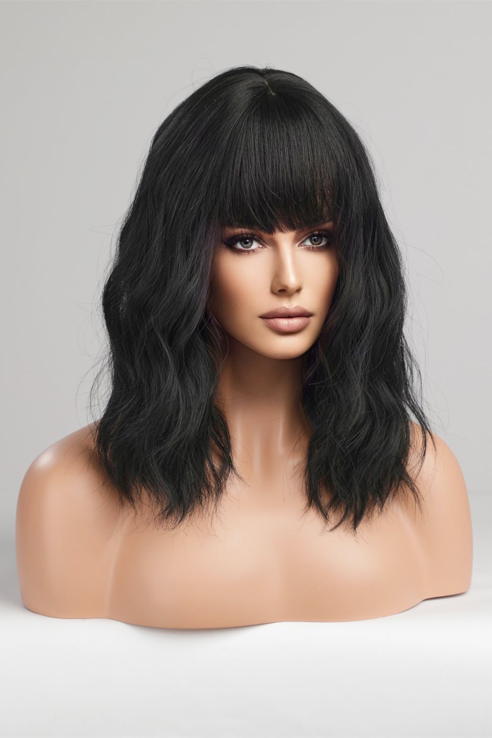 Mid-Length Wave Synthetic Wigs 12'' D'Journè Fashion