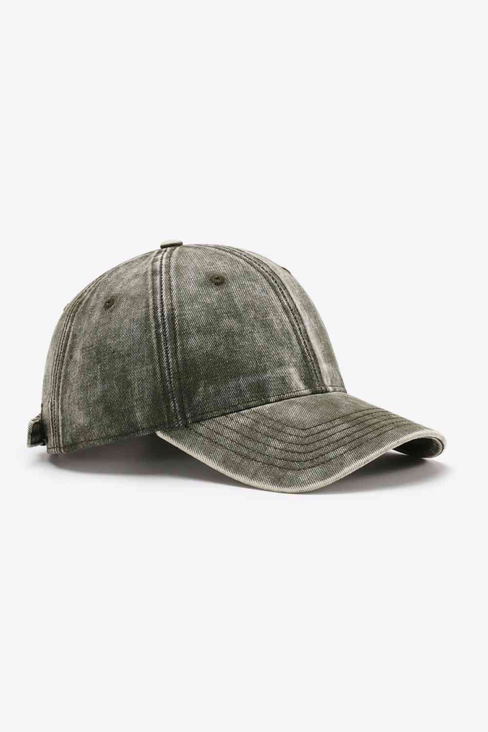 Dark navy cotton cap back adjustable closure